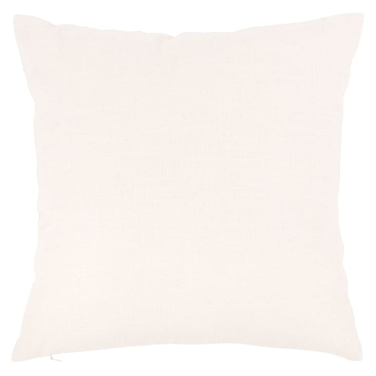 Maisons Du Monde AZAD - Funda De Cojín De Algodón Bordado Con Estampado Exótico Multicolor 40 X 40