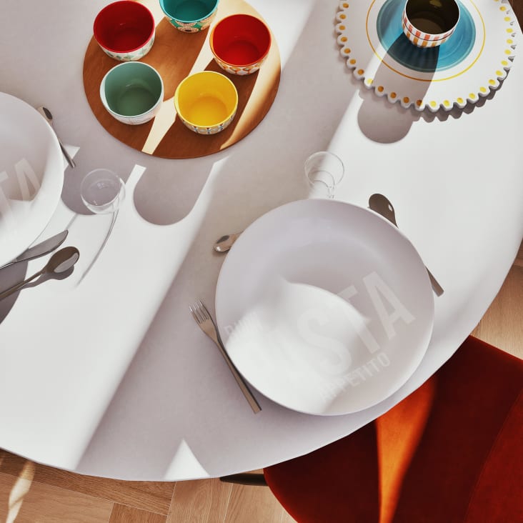 Maisons Du Monde Bamako - Bandeja De Aperitivos De Cerámica Multicolor
