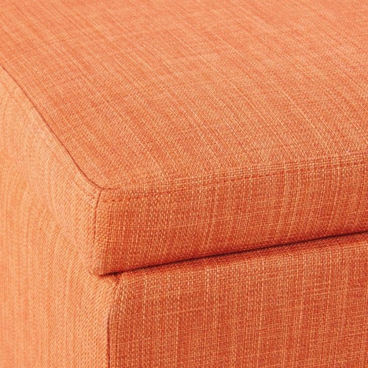 Maisons Du Monde Banco Baúl Vintage Naranja Y Hevea