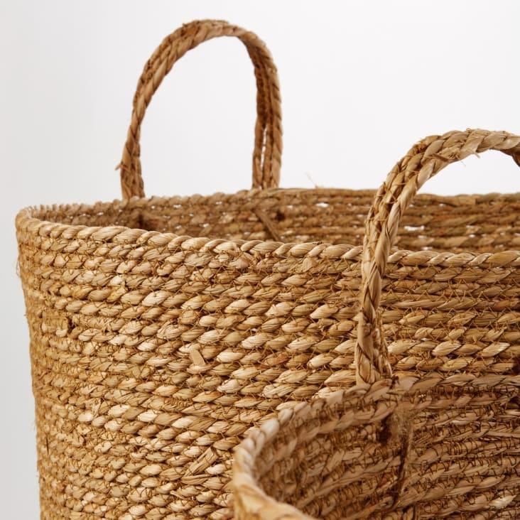 Maisons Du Monde Bandol - 2 Cestas Trenzadas De Junco De Mar