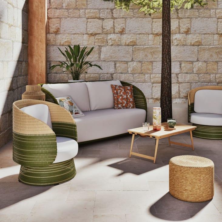 Maisons Du Monde Bandug - Puf De Jacinto De Agua Trenzado