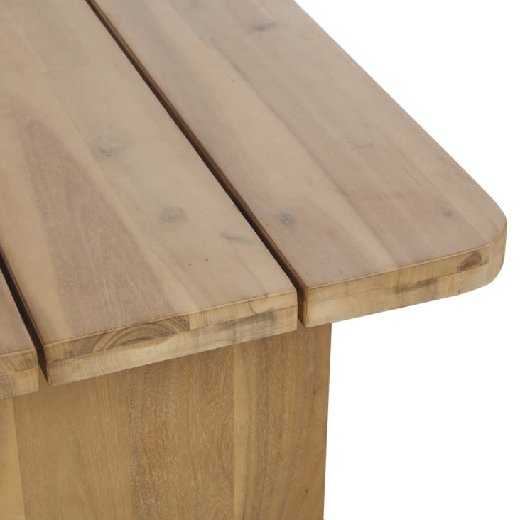 Maisons Du Monde Bari Business - Mesa Baja De Jardín Profesional De Madera De Acacia Maciza