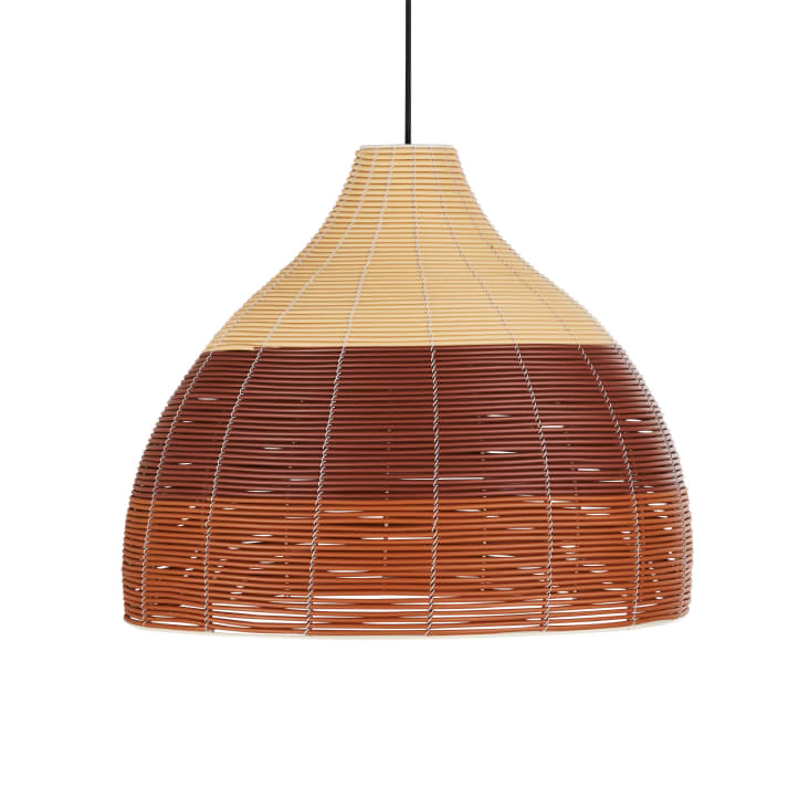 Maisons du Monde Bari - Lámpara de techo marrón y beige