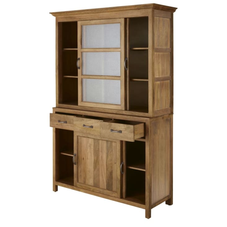 Maisons Du Monde Baryton - Vajillero Con 4 Puertas Correderas Y 3 Cajones