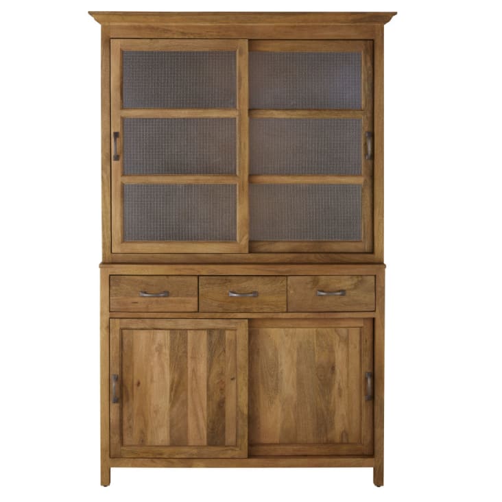 Maisons du Monde Baryton - Vajillero con 4 puertas correderas y 3 cajones