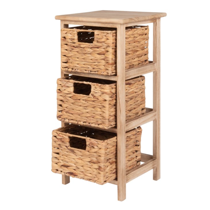 Maisons Du Monde BATISTA - Pequeña Cajonera Con 3 Cajones De Caña