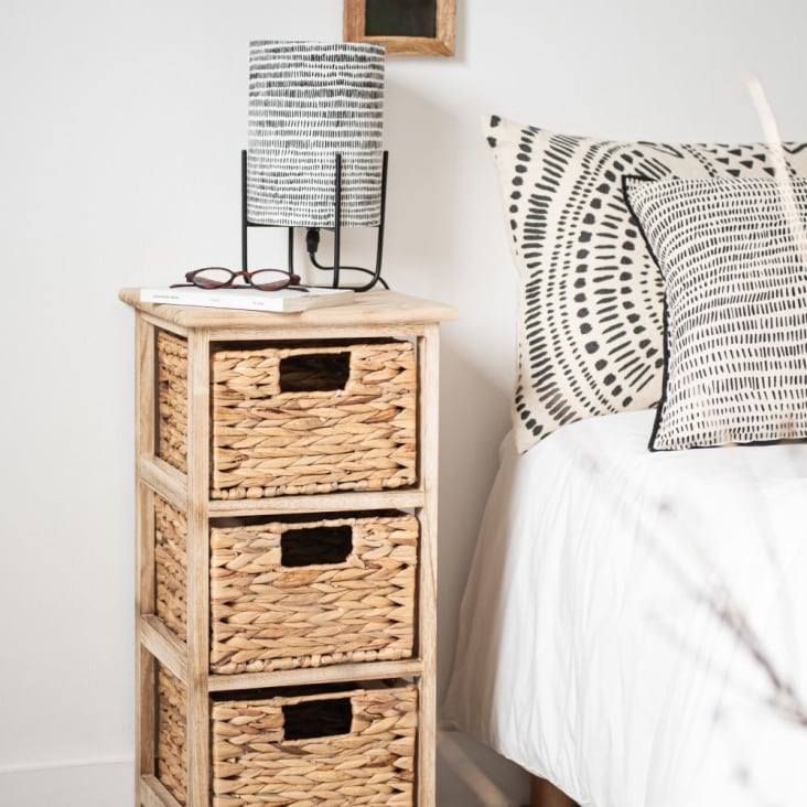 Maisons Du Monde BATISTA - Pequeña Cajonera Con 3 Cajones De Caña