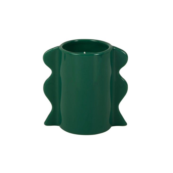 Maisons du Monde Baya - Vela perfumada en tarro de cerámica verde