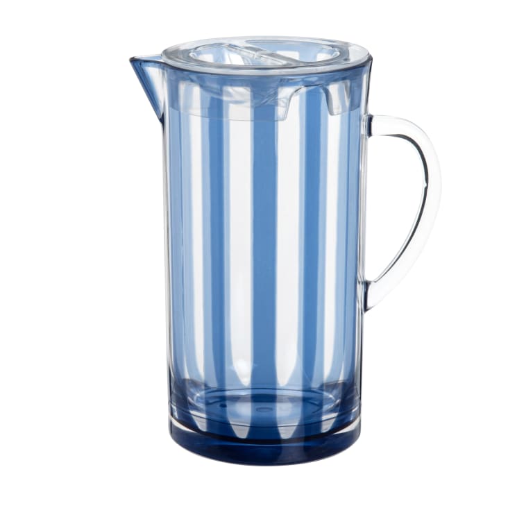 Maisons du Monde Bayadere - Jarra azul y transparente