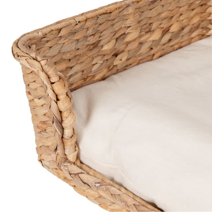 Maisons Du Monde BEDDY - Cesta De Jacinto De Agua Trenzado Beige