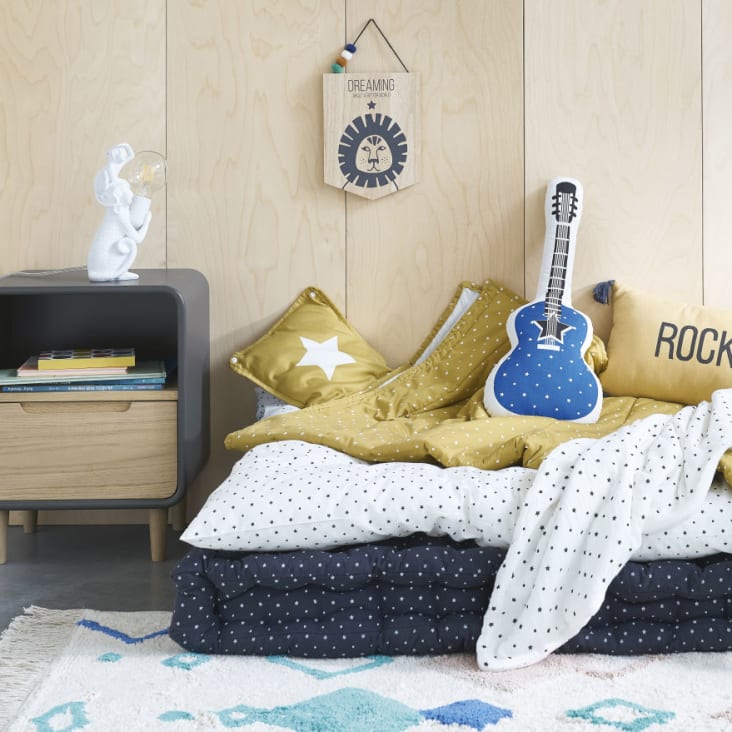 Maisons Du Monde BERLIN - Banderín Para Colgar Con Estampado Bicolor 19 X 34 Cm