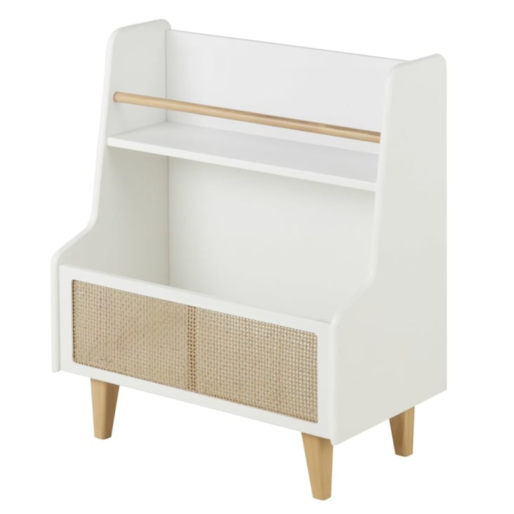 Maisons Du Monde Berlin - Librería Base En Blanco De Rejilla De Ratán En Beige