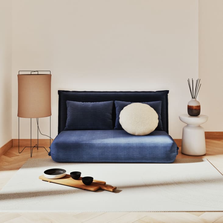 Maisons Du Monde BIANCA - Mesa Auxiliar De Gres Blanco