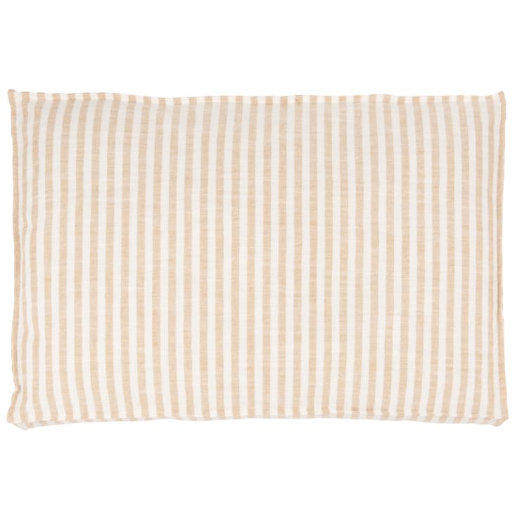 Maisons Du Monde Bill - Cama Para Mascotas De Rayas Beige Y Marrón