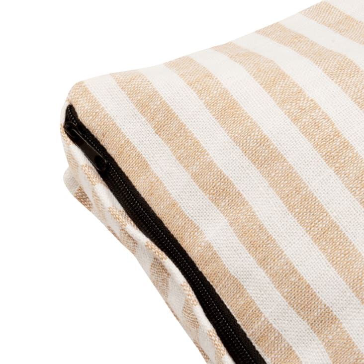 Maisons Du Monde Bill - Cama Para Mascotas De Rayas Beige Y Marrón