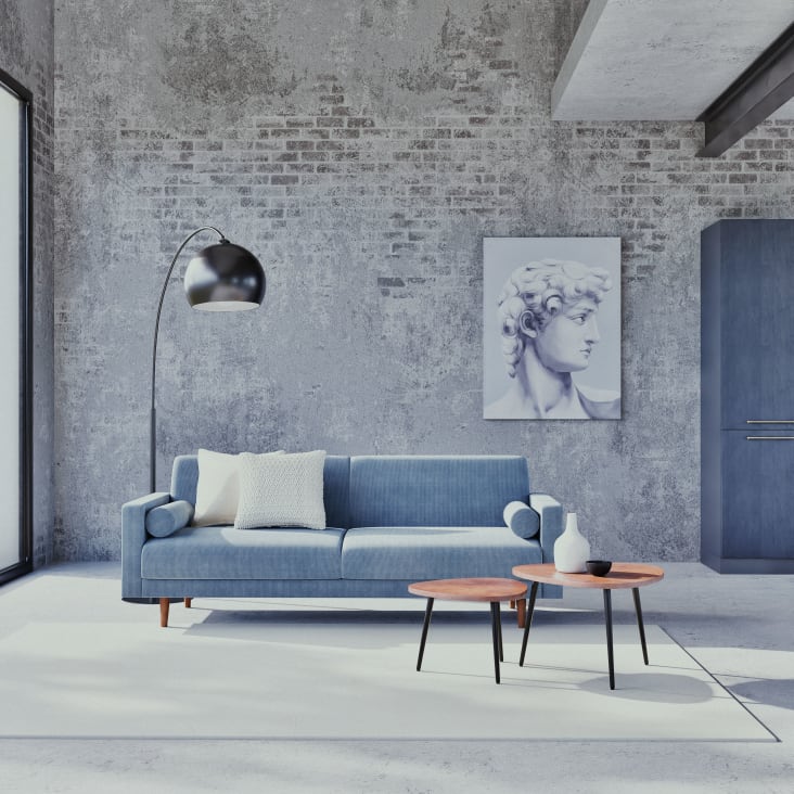 Maisons Du Monde Black Sphere - Lámpara De Pie De Metal Negro Al.195cm BLACK SPHERE