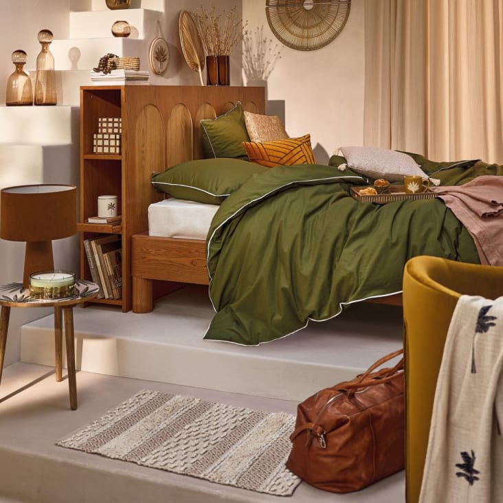 Maisons Du Monde BLIDA - Alfombra Bereber De Algodón Color Crudo 60x90