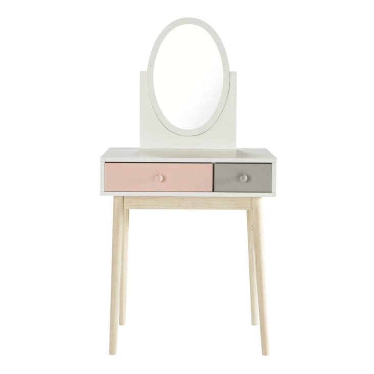Maisons du Monde Blush - Tocador vintage blanco y rosa