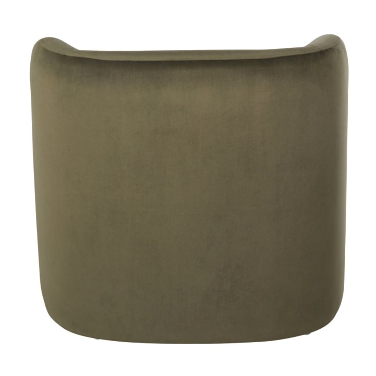 Maisons Du Monde Bobun - Sillón De Terciopelo Verde Caqui