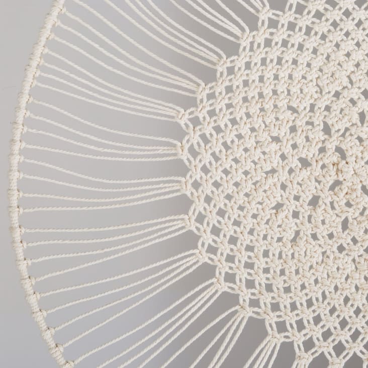 Maisons Du Monde Boheme - 10 Atrapasueños Para Colgar De Algodón Blanco 120x217
