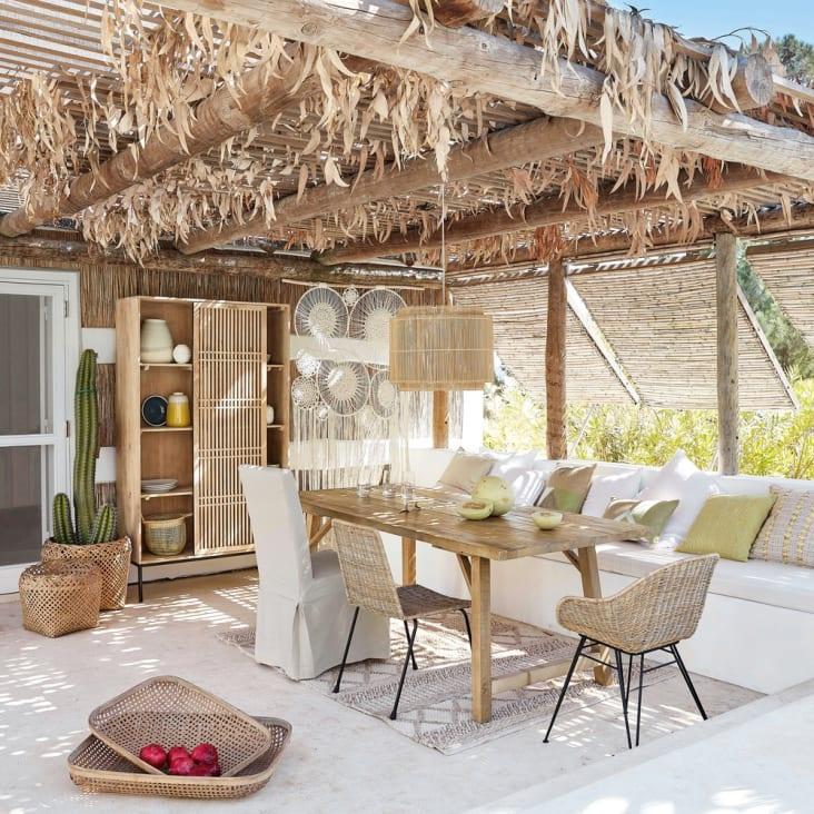 Maisons Du Monde Boheme - 10 Atrapasueños Para Colgar De Algodón Blanco 120x217