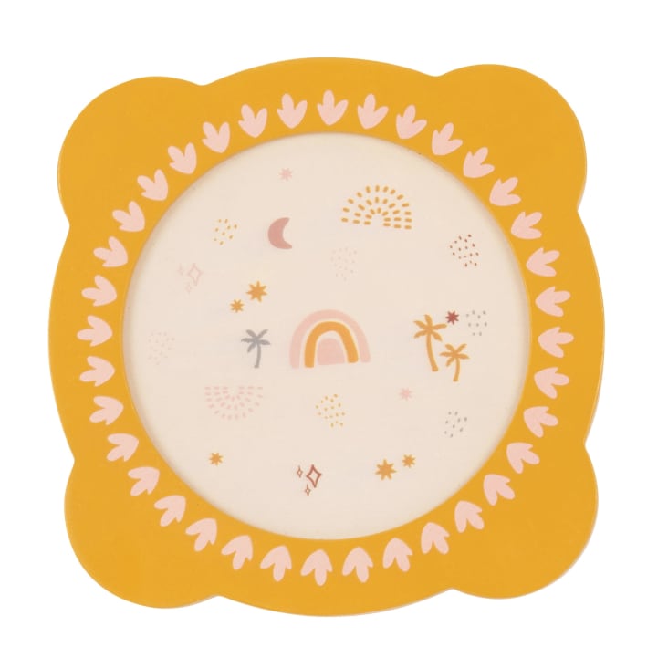 Maisons Du Monde Bonheur - Pandereta Con Estampados Multicolores