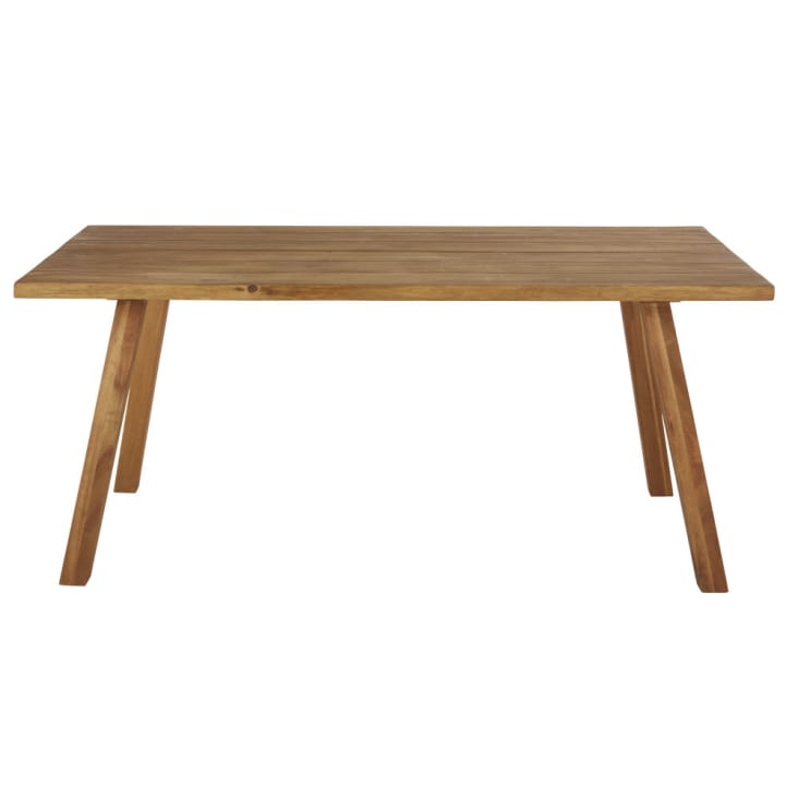 Maisons du Monde Boréal - Mesa de jardín de acacia maciza para 6/8 personas L.180