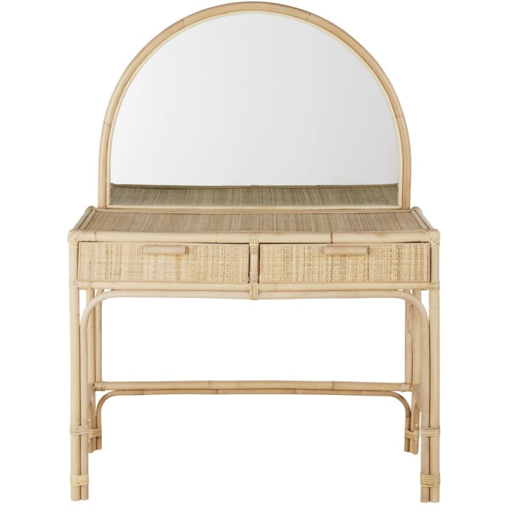 Maisons du Monde Bornéo - Tocador con 2 cajones de rejilla de ratán