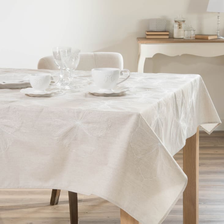 Maisons Du Monde Bourgeoisie - Lote De 2 - Taza Y Platillo De Café De Loza Blanca