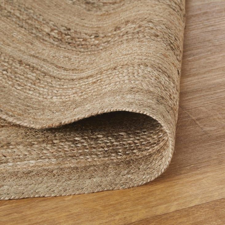 Maisons Du Monde BRAGA - Alfombra Redonda De Yute Tejido Beige D. 250