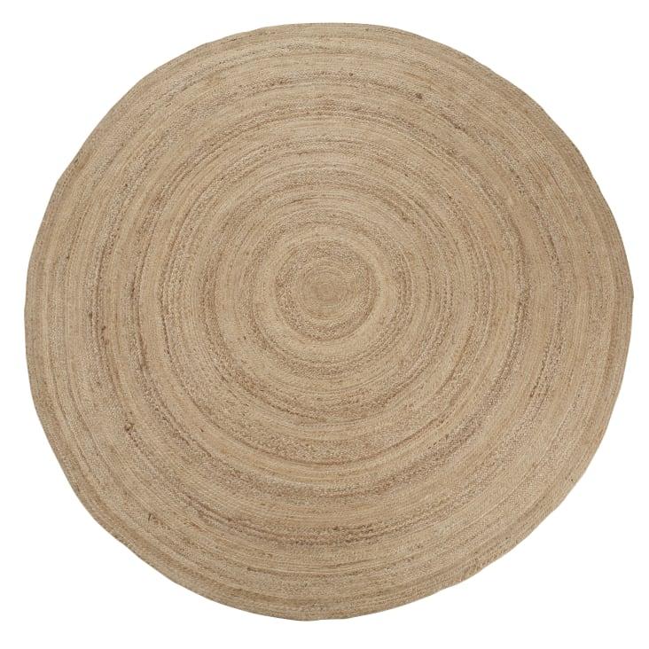Maisons du Monde BRAGA - Alfombra redonda de yute tejido beige D. 250