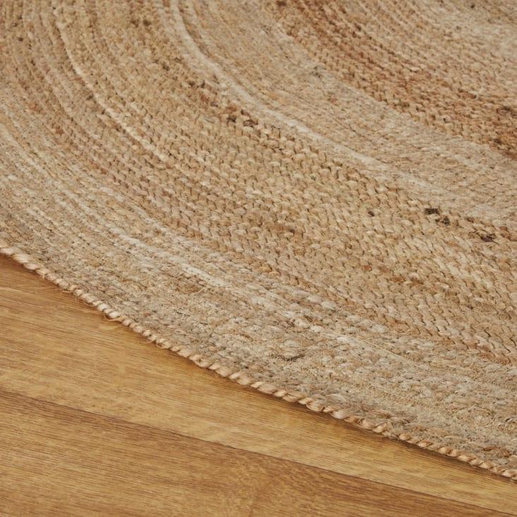 Maisons Du Monde BRAGA - Alfombra Redonda Trenzada De Yute Beige D. 200