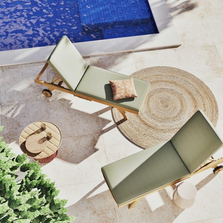 Maisons Du Monde BRAGA - Alfombra Redonda Trenzada De Yute Beige D. 200