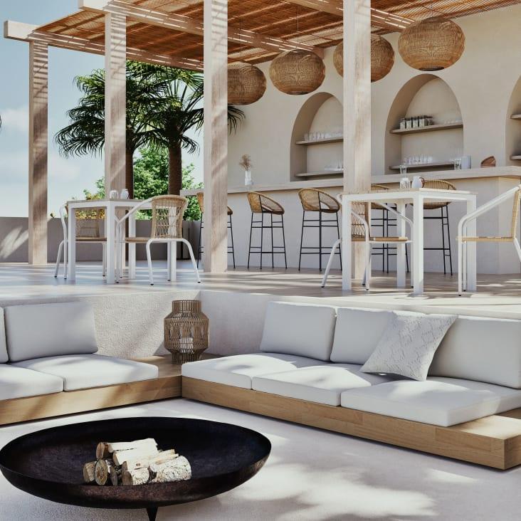 Maisons Du Monde Brasero De Jardín De Metal Negro Ø 100cm