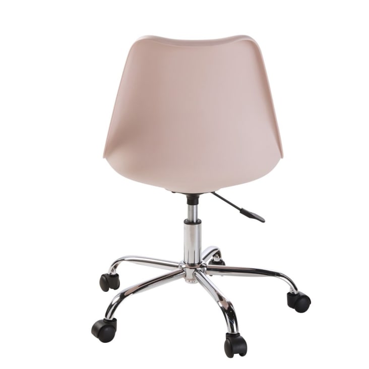 Maisons Du Monde Bristol - Silla De Escritorio Con Ruedas Rosa