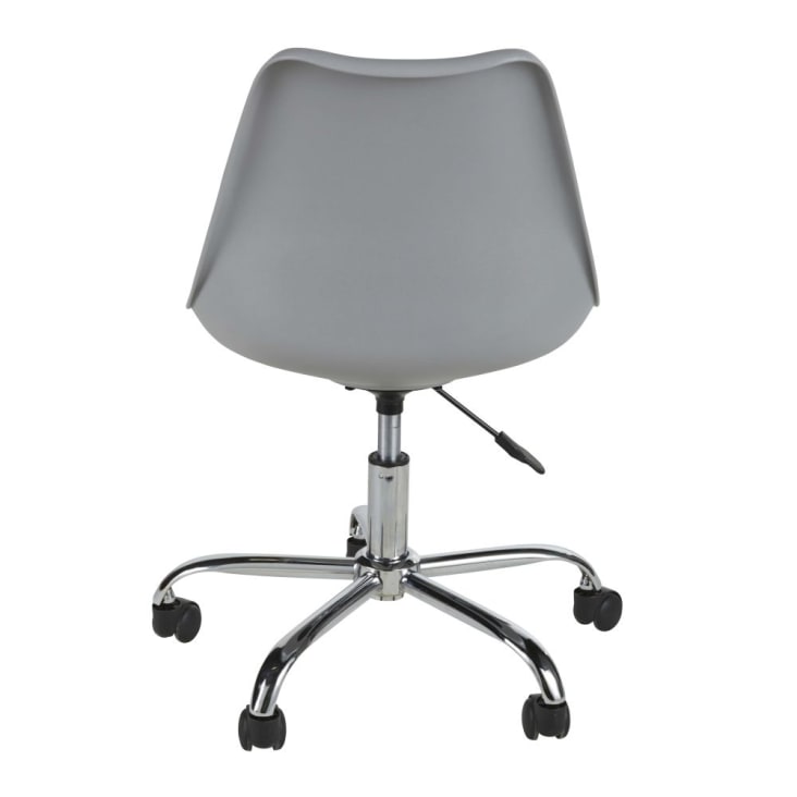 Maisons Du Monde Bristol - Silla De Escritorio Infantil Regulable Con Ruedas En Gris