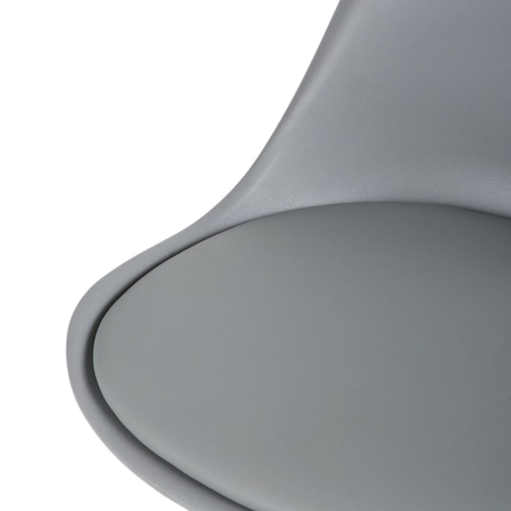 Maisons Du Monde Bristol - Silla De Escritorio Infantil Regulable Con Ruedas En Gris