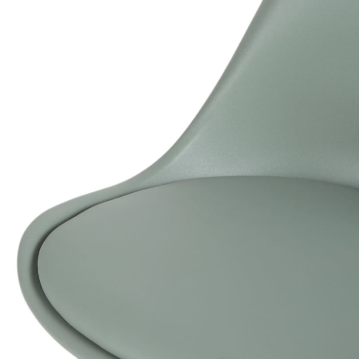 Maisons Du Monde Bristol - Silla De Escritorio Infantil Regulable Con Ruedas En Verde Claro
