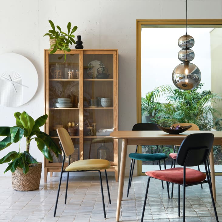 Maisons Du Monde Bronx - Mesa De Comedor Para 6 Personas 120 Cm