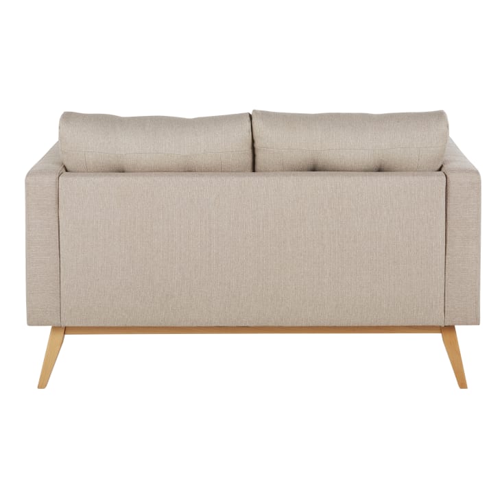 Maisons Du Monde Brooke - Sofá De Estilo Escandinavo De 2 Plazas En Beige Moteado