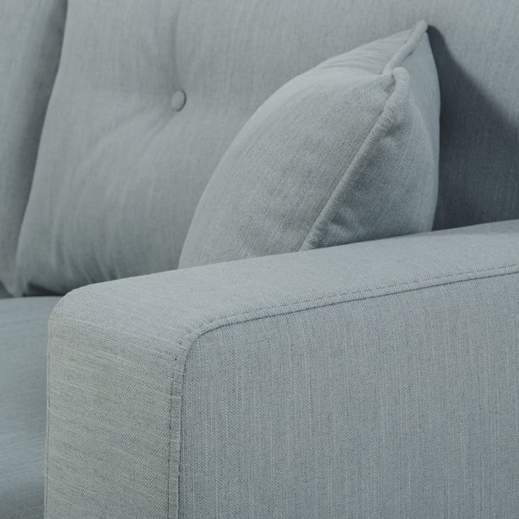 Maisons Du Monde Brooke - Sofá De Estilo Escandinavo De 3/4 Plazas Azul Glaciar