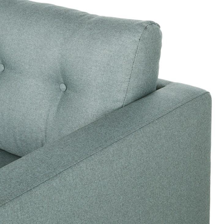 Maisons Du Monde Brooke - Sofá De Tela De 2 Plazas Verde Agua Moteado