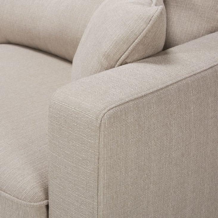 Maisons Du Monde Brooke - Sofá Escandinavo 3 Plazas Beige Jaspeado