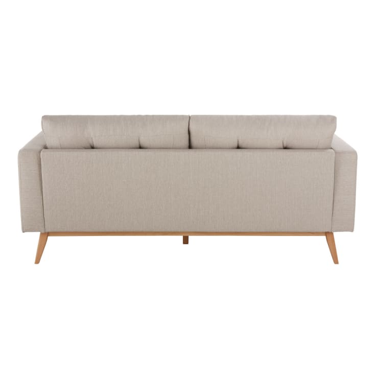 Maisons Du Monde Brooke - Sofá Escandinavo 3 Plazas Beige Jaspeado