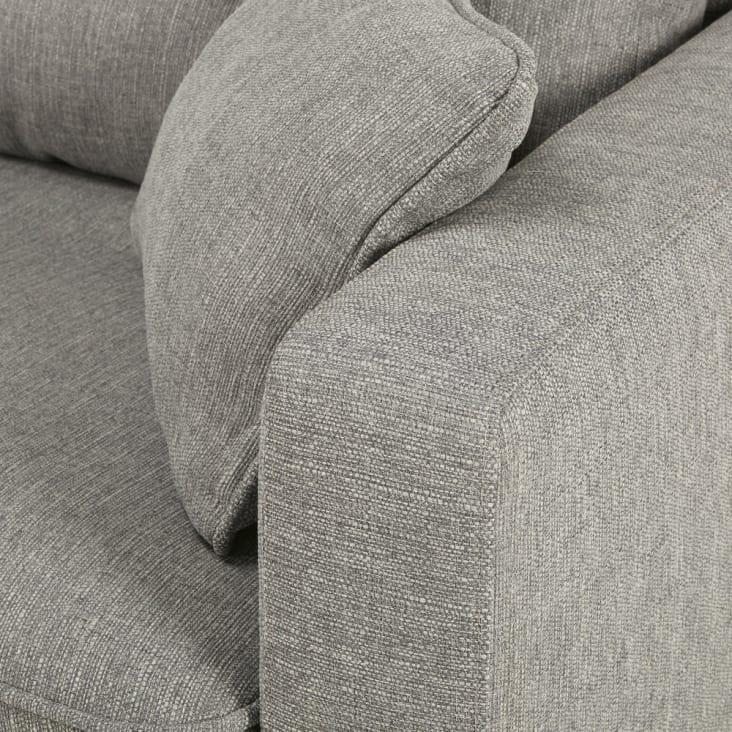 Maisons Du Monde Brooke - Sofá Escandinavo 3 Plazas Gris Claro