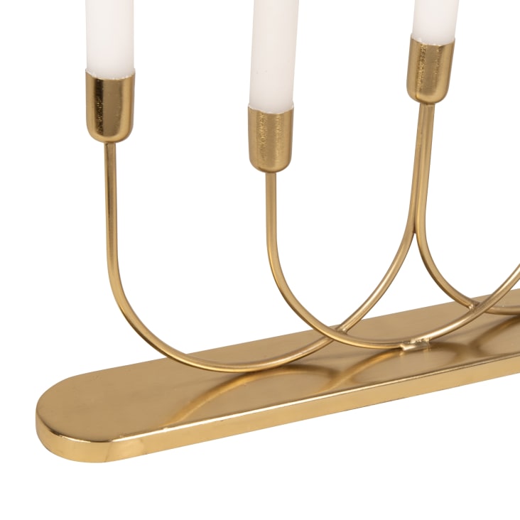 Maisons Du Monde Brooklyn - Candelabro De 6 Brazos De Hierro Dorado