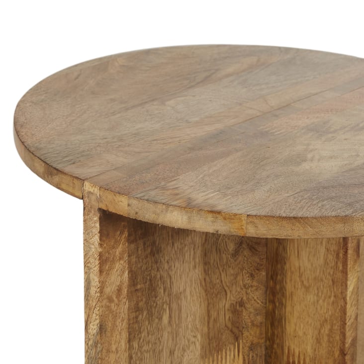 Maisons Du Monde BRUNO - Mesa Auxiliar De Madera De Mango