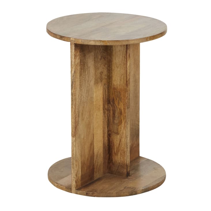 Maisons du Monde BRUNO - Mesa auxiliar de madera de mango