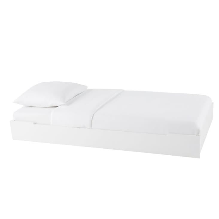 Maisons du Monde Bucolique - Cajón para cama 90x190 blanco