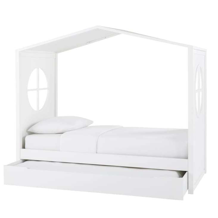 Maisons Du Monde Bucolique - Cama Cabaña Infantil 90x190 Blanca